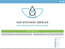 Tablet Screenshot of kurapothekeoberlaa.at